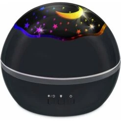 Projecteur De Lumière Nocturne – Étoile/océan Avec Poisson, Dauphin, Requin, Projecteur De Lumière Tout-en-un Pour Enfants, Cadeau De Veilleuse à Projection Rotative Colorée Pour Garçons Et Filles (no