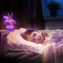 Unicorn Gift Night Light Kids Room LED Decoration Unicorn Light With Remote Control/16 Colors As Birthday Gift Or Gift For Girls/Boys -Home Lighting 68108406 5