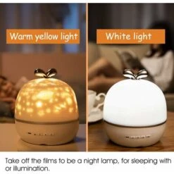 Kids Projector Lamp, 360° Rotating Baby Night Light Projector LED 6 Theme Night Light Starry Sky Projection 6 Modes Ceiling Projector Light Kids Bedroom Gift Birthday Party -Home Lighting 68108571 4