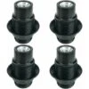 4 Pieces E14 Socket Lamp Bulb 250V 4A Plastic Light Bulb Socket Holder External Thread Retro Style (E14 Full Tooth)