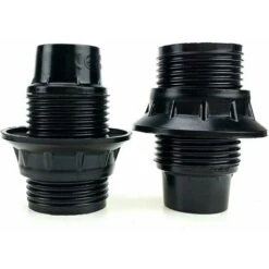 4 Pieces E14 Socket Lamp Bulb 250V 4A Plastic Light Bulb Socket Holder External Thread Retro Style (E14 Full Tooth) -Home Lighting 69438871 3