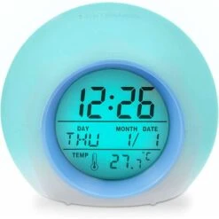 Digital Alarm Clock Battery, Digital Clock Alarm Clock With LED Digital Alarm Clock Time Temperature Display, Alarm Clock Snooze Travel Alarm Clock Night Light