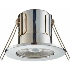 Tool-less Recessed Bathroom IP65 Downlight - 4W Cool White LED - Chrome Plate -Home Lighting 70621808 3