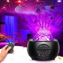 Star Projector Galaxy Light Projector With Ocean Wave Projector, 3 In1 LED Ocean Wave Galaxy Starry Night Light Projector, Starry Sky Projector With Remote Control