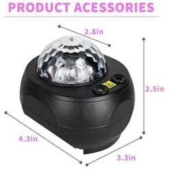 Star Projector Galaxy Light Projector With Ocean Wave Projector, 3 In1 LED Ocean Wave Galaxy Starry Night Light Projector, Starry Sky Projector With Remote Control 7 Star Projector Galaxy Light Projector With Ocean Wave Projector, 3 In1 LED Ocean Wave Galaxy Starry Night Light Projector, Starry Sky Projector With Remote Control -Home Lighting 71895856 3