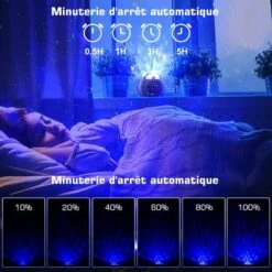 Star Projector Lamp, Starry Sky Projector 32 Modes 10 Planets, Rechargeable Kids Night Light LED Star Projector Lamp Adjustable Brightness Bluetooth With Remote Control For Adult Baby 8 Star Projector Lamp, Starry Sky Projector 32 Modes 10 Planets, Rechargeable Kids Night Light LED Star Projector Lamp Adjustable Brightness Bluetooth With Remote Control For Adult Baby -Home Lighting 72507835 4