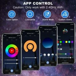 MUFF Galaxy Projector Light Led Star Projector Sea Wave With Sound Sensor Light Projector Night Light Intelligent Control And 10 Kinds Of Color-Changing Music Players 360° Rotating Night Light (Black) -Home Lighting 72534535 4