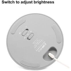 Snow Mountain Silicone LED Charging Night Light — Grey 7 Snow Mountain Silicone LED Charging Night Light — Grey -Home Lighting 73916509 3