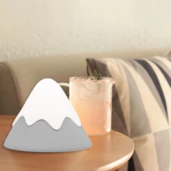 Snow Mountain Silicone LED Charging Night Light — Grey 9 Snow Mountain Silicone LED Charging Night Light — Grey -Home Lighting 73916509 5