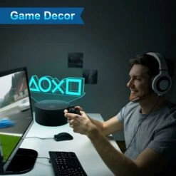 Gamer Decorative Light, 3D Night Light, 16 Colors -Home Lighting 75329491 4
