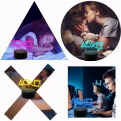 Gamer Decorative Light, 3D Night Light, 16 Colors -Home Lighting 75329491 5