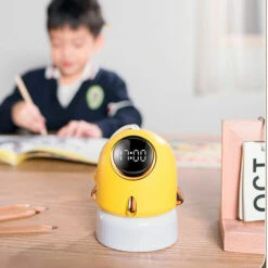 Small Rocket Portable Star Projection, Multi-functional Night Light — Yellow -Home Lighting 86481244 4