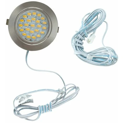 Voyager 12V LED Recessed Brushed Chrome Downlight 6000K - Single 2 Voyager 12V LED Recessed Brushed Chrome Downlight 6000K - Single - Image 2