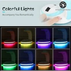 Rainbow Projector, Magic Rechargeable Rainbow Light, Portable And Durable Rainbow Night Light, Romantic Decorative Night Light As Gifts For Children -Home Lighting 87646618 3