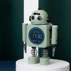 Children's Alarm Clock, Day/night LED Lighting Children's Alarm Clock, Children's Alarm Clock With 5 Different Music And 3 Volumes, Children's Alarm Clock With Time Display And Indoor Temperature For