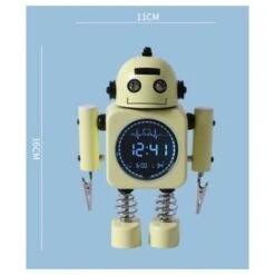 Children's Alarm Clock, Day/night LED Lighting Children's Alarm Clock, Children's Alarm Clock With 5 Different Music And 3 Volumes, Children's Alarm Clock With Time Display And Indoor Temperature For -Home Lighting 88618657 5