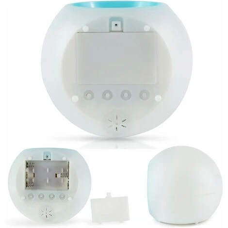 HIASDFLS Enfants LED Réveil, Réveil Horloges Numériques Pour Enfants Chevet 7 Couleurs Lumière Changeante Pour Garçons Chambre Filles Décor Avec Date De Température, Contrôle Tactile Et Snoozing (Bleu 5 HIASDFLS Enfants LED Réveil, Réveil Horloges Numériques Pour Enfants Chevet 7 Couleurs Lumière Changeante Pour Garçons Chambre Filles Décor Avec Date De Température, Contrôle Tactile Et Snoozing (Bleu - Image 5