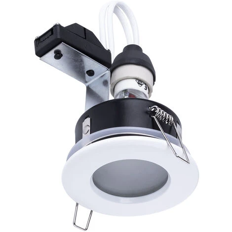 Litecraft Recessed Downlight IP65 Diecast Ceiling Spotlight In White - 12 Pack 2 Litecraft Recessed Downlight IP65 Diecast Ceiling Spotlight In White - 12 Pack - Image 2