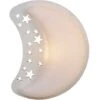 Litecraft Glow Moon & Stars Wall Light LED Children's Night Light - White