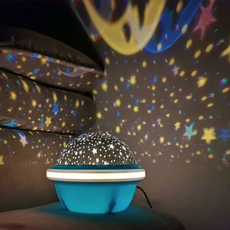 FlkwoH Starry Sky Projector, Kid Night Light LED Projector, 7 Colors Colorful Romantic Starry Sky Projection Lamp For Children Lighting, Birthday Gift 4 FlkwoH Starry Sky Projector, Kid Night Light LED Projector, 7 Colors Colorful Romantic Starry Sky Projection Lamp For Children Lighting, Birthday Gift - Image 4