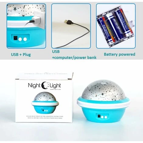 FlkwoH Starry Sky Projector, Kid Night Light LED Projector, 7 Colors Colorful Romantic Starry Sky Projection Lamp For Children Lighting, Birthday Gift 5 FlkwoH Starry Sky Projector, Kid Night Light LED Projector, 7 Colors Colorful Romantic Starry Sky Projection Lamp For Children Lighting, Birthday Gift - Image 5