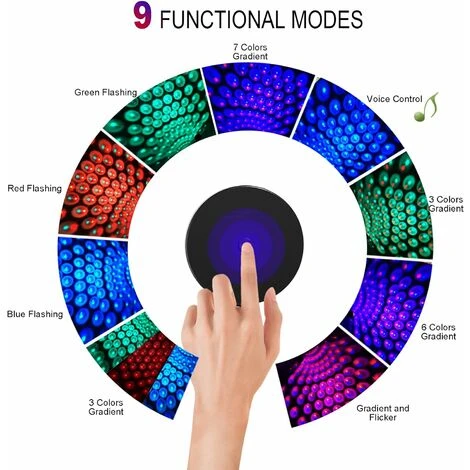 Roof Night Light, Car Light Auto Interior Ceiling Light Portable Adjustable USB Flexible Interface Display Romantic Atmosphere Car Bedroom Party LED Light 3 Roof Night Light, Car Light Auto Interior Ceiling Light Portable Adjustable USB Flexible Interface Display Romantic Atmosphere Car Bedroom Party LED Light - Image 3