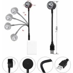 Roof Night Light, Car Light Auto Interior Ceiling Light Portable Adjustable USB Flexible Interface Display Romantic Atmosphere Car Bedroom Party LED Light 8 Roof Night Light, Car Light Auto Interior Ceiling Light Portable Adjustable USB Flexible Interface Display Romantic Atmosphere Car Bedroom Party LED Light -Home Lighting 93487926 4