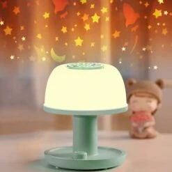 Night Light For Toddlers, Dimmable LED Bedside Lamp With Star Projector, Night Lights For Kids With Timer And Color Changing