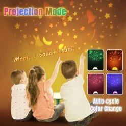 Night Light For Toddlers, Dimmable LED Bedside Lamp With Star Projector, Night Lights For Kids With Timer And Color Changing 7 Night Light For Toddlers, Dimmable LED Bedside Lamp With Star Projector, Night Lights For Kids With Timer And Color Changing -Home Lighting 93510521 3