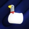 1pc Cute Duck Goose Night Light, USB Rechargeable Animal Nursery Lamp Portable Soft Silicone Light, Kids Bedroom Light Holiday Birthday Gift