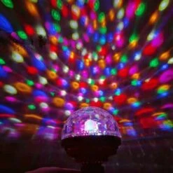 Color Rotating Magic Ball Lamp - Disco Magic Ball Lamp -Home Lighting 93532375 4