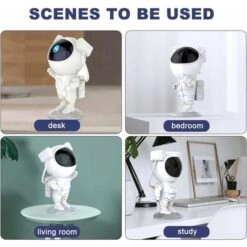 Star Light Projector, Astronaut Galaxy Projector Light With Remote Control Adjustable Brightness Multiple Night Light Projector For Kids Adults Bedroom, Party, Room Decoration -Home Lighting 93593241 3