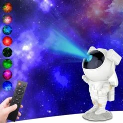 Star Light Projector, Astronaut Galaxy Projector Light With Remote Control Adjustable Brightness Multiple Night Light Projector For Kids Adults Bedroom, Party, Room Decoration -Home Lighting 93593241 5