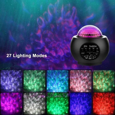 Starry Sky Projector, LED Starlight Projector With Color Changing Music Player & Bluetooth & Timer, Remote Controlled Night Lights For Kids Adults, Gifts For Party Christmas Easter 2 Starry Sky Projector, LED Starlight Projector With Color Changing Music Player & Bluetooth & Timer, Remote Controlled Night Lights For Kids Adults, Gifts For Party Christmas Easter - Image 2