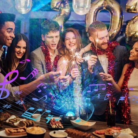 Starry Sky Projector, LED Starlight Projector With Color Changing Music Player & Bluetooth & Timer, Remote Controlled Night Lights For Kids Adults, Gifts For Party Christmas Easter 5 Starry Sky Projector, LED Starlight Projector With Color Changing Music Player & Bluetooth & Timer, Remote Controlled Night Lights For Kids Adults, Gifts For Party Christmas Easter - Image 5