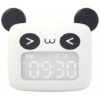 Funny White Panda Kids Alarm Clock USB Rechargeable Alarm Clock