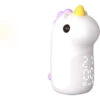 Children's Alarm Clock 2 Colors Night Lights Day/Night Rechargeable, LED Digital Alarm Clock With Cute Unicorn Shape For Girls Boys Teens Alarm Clock (Purple)