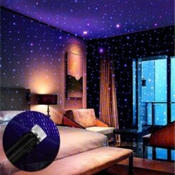 1 Piece Purple USB Magic Ball Star Lights Car Full Of Stars Atmosphere Lights Car Laser Star Lights Home Outdoor Atmosphere Lights