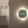 LED PIR Motion Sensor Wall Clock Lamp 360 Degree USB Modern Design Digital Watch Time Indoor Kitchen Bathroom Study Night Light