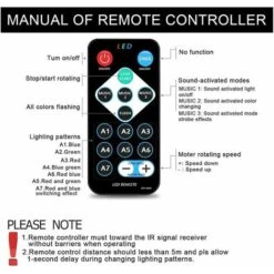 USB LED Disco Ball For Kids, Disco Light, Light Effects, 7 Colors Music Controlled, Party Lighting For Kids, Christmas, Birthday Party, Decoration -Home Lighting 97814000 4