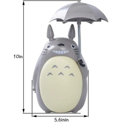 Totoro LED Night Light For Kids, Rechargeable USB Reading Table Lamp, Cartoon, Cute Animal, Boys And Girls Room Decoration 2 Totoro LED Night Light For Kids, Rechargeable USB Reading Table Lamp, Cartoon, Cute Animal, Boys And Girls Room Decoration - Image 2
