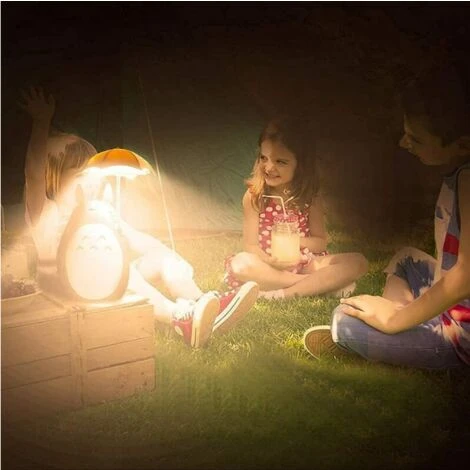 Totoro LED Night Light For Kids, Rechargeable USB Reading Table Lamp, Cartoon, Cute Animal, Boys And Girls Room Decoration 4 Totoro LED Night Light For Kids, Rechargeable USB Reading Table Lamp, Cartoon, Cute Animal, Boys And Girls Room Decoration - Image 4