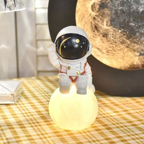 3D Astronaut Moon Light LED Spaceman Bedside Night Light Children's Desk Decoration Light Bedroom, Game Creative Decoration, Children's Bedroom Night Light Desk Astronaut Ornament Student Gift 5 3D Astronaut Moon Light LED Spaceman Bedside Night Light Children's Desk Decoration Light Bedroom, Game Creative Decoration, Children's Bedroom Night Light Desk Astronaut Ornament Student Gift - Image 5